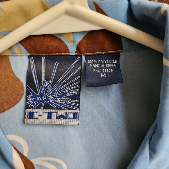 C-Two Surf Beauty Large Men's Hawaiian Shirt - Picture 3 of 5